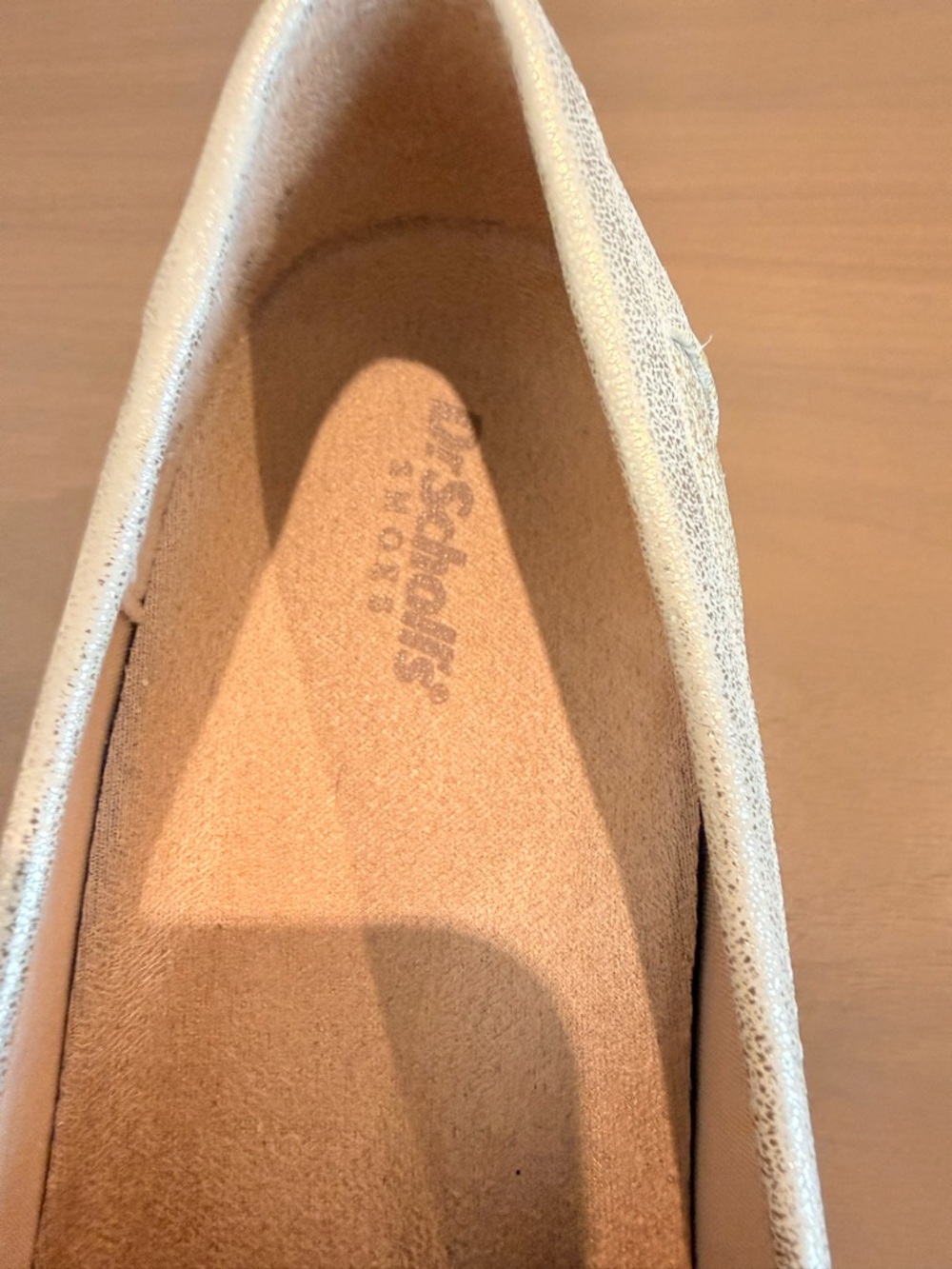 Dr. Scholl’s Platform Penny Loafers in Light Gold - Picture 4 of 6
